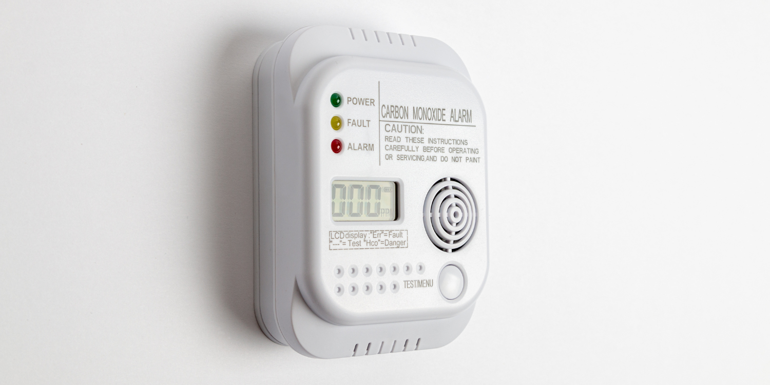 CO2 Alarm on wall - Furnaces and Carbon Monoxide Detector Placement: How to Make Your Home Safer